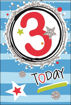 Picture of 3 TODAY BIRTHDAY CARD